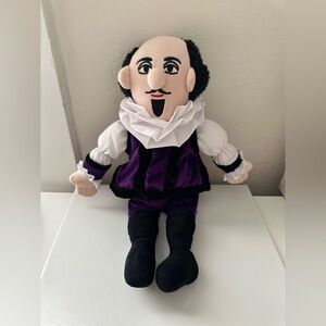 Little Thinkers William Shakespeare Plush Doll Unemployed Philosophers Guild